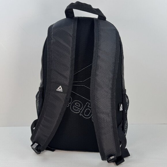 Reebok Black Lillian Backpack With Laptop Compartment Bungee Shoulder Straps - Picture 3 of 16